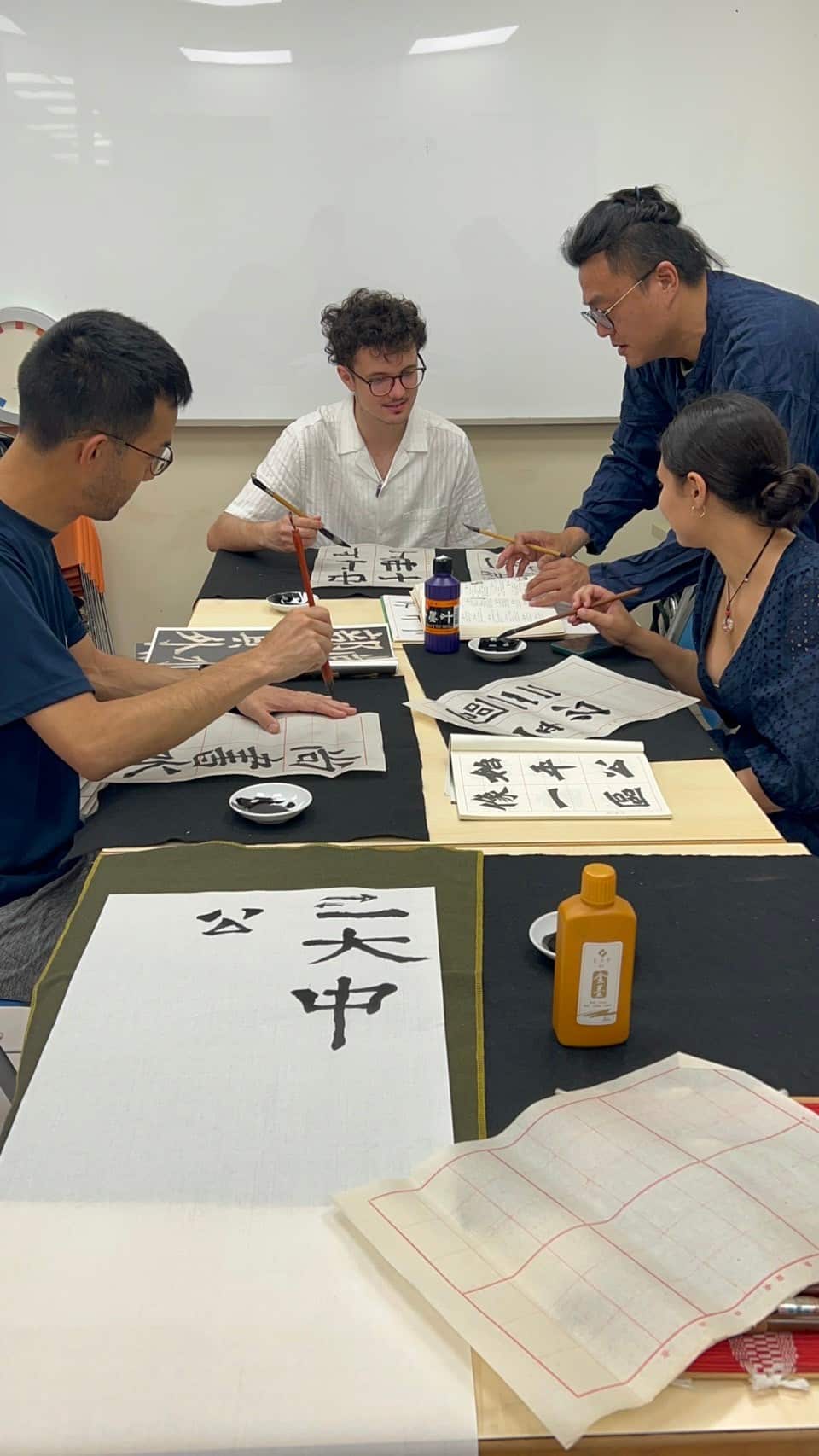 Calligraphy class